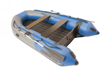 Лодка ПВХ Лоцман М-350 НДНД надувная под мотор, фото 3