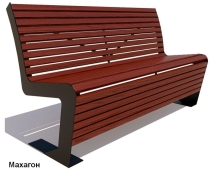 Скамейка парковая Пушкино, Лиственница 1,2 м
