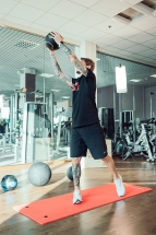 Мяч тренировочный черный 5 кг