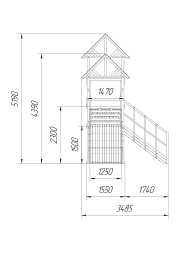 Зимняя горка Савушка Зима Wood 7/4, фото 8