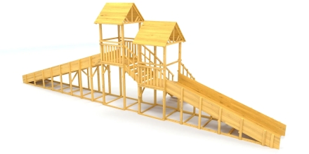 Зимняя горка Савушка Зима Wood 7/4, фото 3