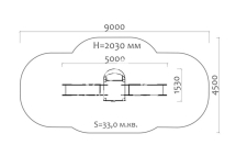 Горка двойная Солнышко 08412 для детской площадки Горка двойная Солнышко 08412 для детской площадки