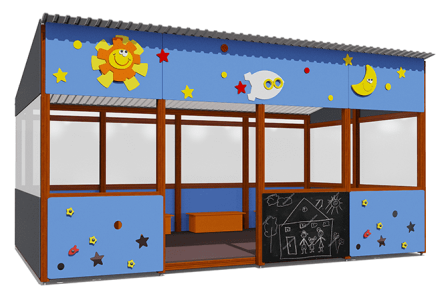 Теневой навес Космос ВСТ 1511/1 18 м2 для улицы, фото 1