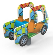 Качели на пружине «Пикап», паттерн "Фэнтази" КЧ050.00.02 Качели на пружине «Пикап», паттерн "Фэнтази" КЧ050.00.02