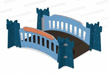 Детский лаз Мостик Romana 115.71.00 для детской площадки, фото 4