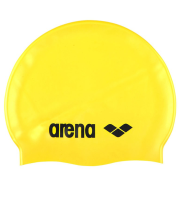 Шапочка для плавания Classic Silicone Cap yellow/black, силиконовая, 91662 35 Шапочка для плавания Classic Silicone Cap yellow/black, силиконовая, 91662 35