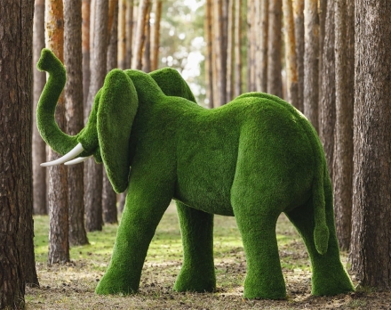 Топиари слон Барон - газон Eco, фото 2