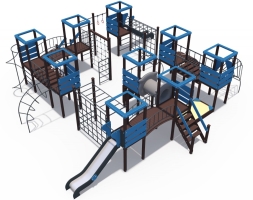 Игровой комплекс Геометрия с песочницей Н-1200 ДИО 09050, фото 3