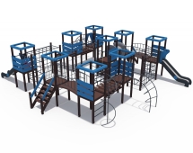 Игровой комплекс Геометрия с песочницей Н-1200 ДИО 09050