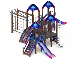 Детская игровая площадка Космопорт Космос ДИК 2.14.07-12 H=1200, фото 2