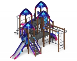 Детская игровая площадка Космопорт Космос ДИК 2.14.07-12 H=1200, фото 3