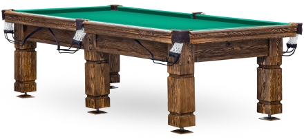 Бильярдный стол - Провинциал 9 Футов, Русская пирамида, Сланец Orero 25 мм, фото 1