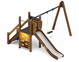 Детская игровая площадка Счастливое детство Эко ДИК 2.01.03-02 H=1200, фото 1