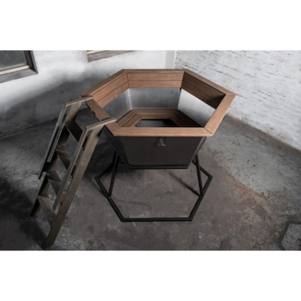 Сибирский банный чан &quot;Елисей Силович&quot; на подставке 1650 мм опора - черный металл, фото 2