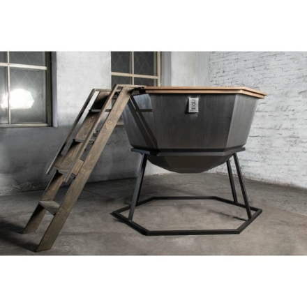 Сибирский банный чан &quot;Елисей Силович&quot; на подставке 1650 мм опора - черный металл, фото 1