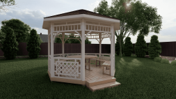 Восьмигранная беседка АЛЛОА, фото 3