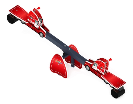 Качалка балансир Пожарная машина - ИО 21.М.03.01-П.01, фото 4