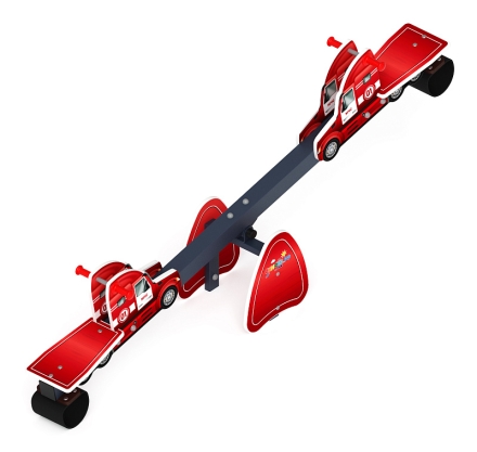 Качалка балансир Пожарная машина - ИО 21.М.03.01-П.01, фото 1