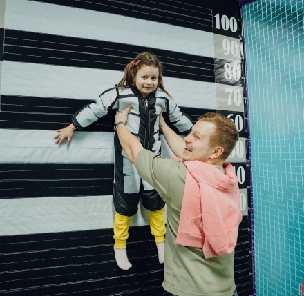 Батутная арена + костюм липучка, фото 4