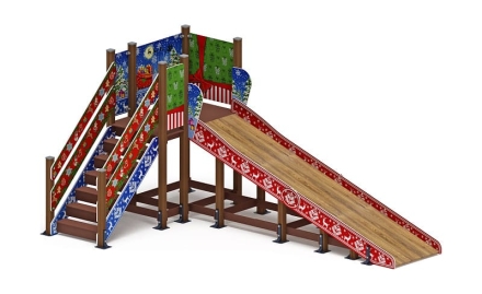 Горка Зима (новый год) (под анкера) - ИО 49.01.01-11.И1 - Н=1500, фото 3