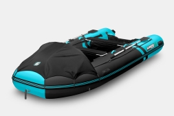 Gladiator E 450 PRO AIR черно-бирюзовый моторная лодка ПВХ, фото 1 Gladiator E 450 PRO AIR черно-бирюзовый моторная лодка ПВХ, фото 1