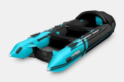 Gladiator E 450 PRO AIR черно-бирюзовый моторная лодка ПВХ, фото 2 Gladiator E 450 PRO AIR черно-бирюзовый моторная лодка ПВХ, фото 2