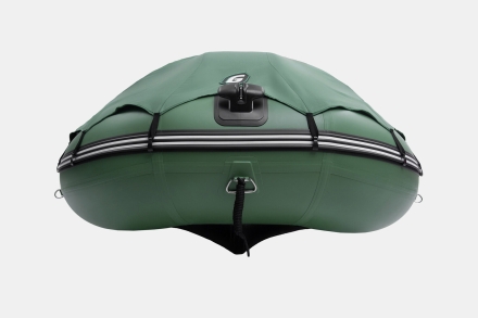 Gladiator C 420 AL ACTIVE Зеленый моторная лодка ПВХ Алюминиевый пайол, фото 5