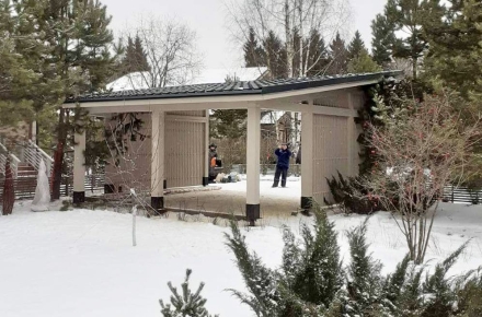 Навес односкатный СКАНДИНАВСКИЙ Премиум комплектация, фото 8