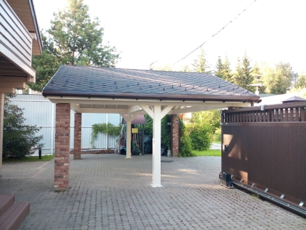 Навес для машин ЮТОН Несущий каркас, фото 2