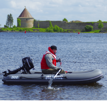 Лодка моторная пвх ALTAIR HD-300 НДНД, фото 7
