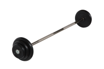 Штанга неразборная "Barbell" с чёрными дисками d 25 мм, 22,5 кг Штанга неразборная "Barbell" с чёрными дисками d 25 мм, 22,5 кг
