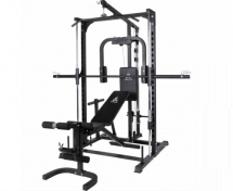 Силовой комплекс со скамьей, машина Смита DFC Homegym D943 (три короба)