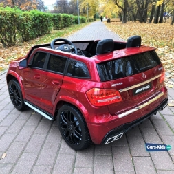 Электромобиль Mercedes-Benz GLS 63 AMG 4WD MP3 красный, фото 4