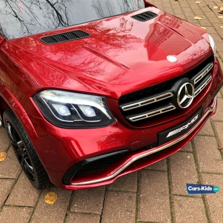 Электромобиль Mercedes-Benz GLS 63 AMG 4WD MP3 красный, фото 2