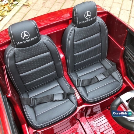 Электромобиль Mercedes-Benz GLS 63 AMG 4WD MP3 красный, фото 5
