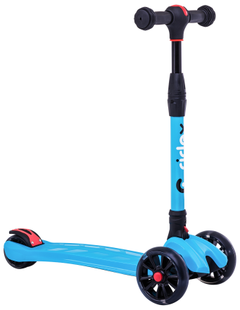 Самокат 3-колесный Stark 3D, 135/90 мм, синий, фото 2