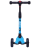 Самокат 3-колесный Stark 3D, 135/90 мм, синий