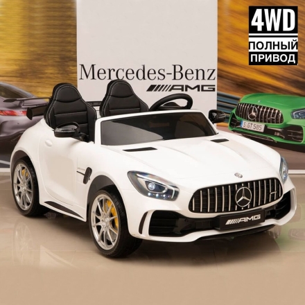 Электромобиль Mercedes-Benz GT R HL289 4WD белый, фото 1