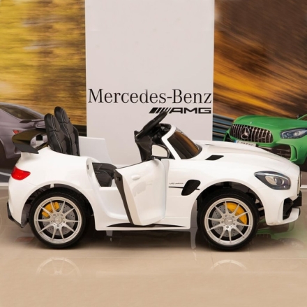 Электромобиль Mercedes-Benz GT R HL289 4WD белый, фото 4