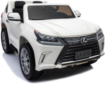 Детский электромобиль Lexus LX570 4WD MP3 - DK-LX570-WHITE