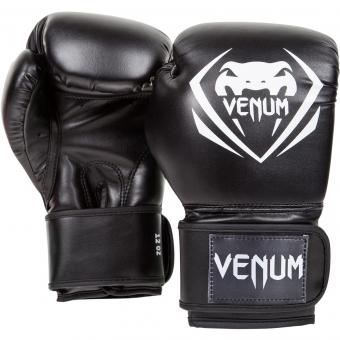 Перчатки боксерские Venum Contender - Black, фото 1