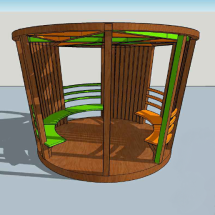 Беседка &quot;Встреча 1&quot;