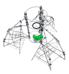 Спортивный комплекс ВСТ 7715 для спортивной площадки, фото 1 Спортивный комплекс ВСТ 7715 для спортивной площадки, фото 1