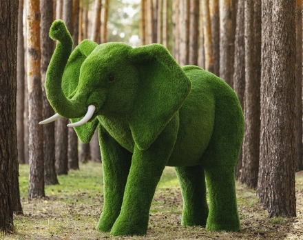 Топиари слон Барон - газон Premium, фото 2