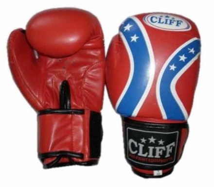 Перчатки бокс FIGHT STAR (FLEX)  8 oz красные, фото 1