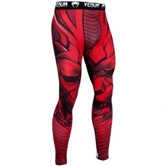 Компрессионные штаны Venum Bloody Roar Black/Red, фото 1