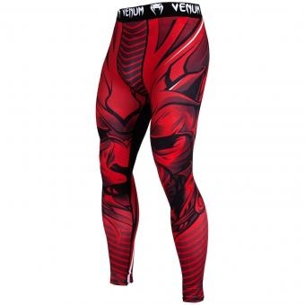 Компрессионные штаны Venum Bloody Roar Black/Red, фото 2