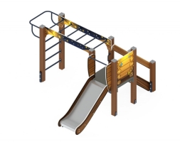 Детская игровая площадка Карапуз Эко ДИК 1.001.02-02 Н=750, фото 1
