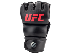 (UFC Перчатки MMA для грэпплинга 7 унций чёрные L/XL), фото 4