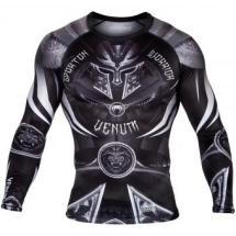 Рашгард Venum Gladiator 3.0 Black/White L/S